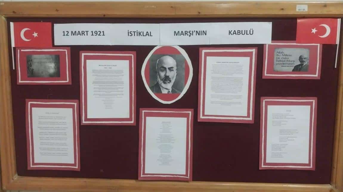 İstiklâl Marşı'nın Kabulü'nün 103. Yıldönümü ve Mehmet Akif Ersoy'u Anma Günü Kapsamında Program Düzenlendik.